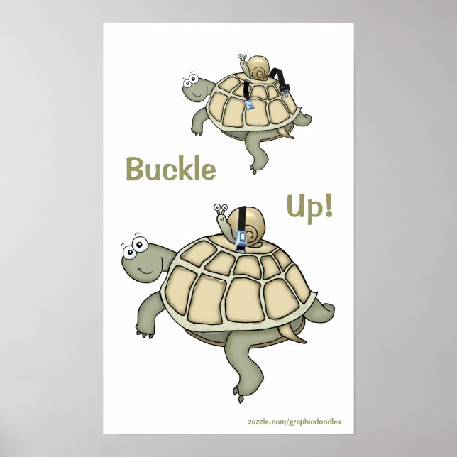 Tortue et escargot bouclent ! Bouclé ! Affiche (Devant)