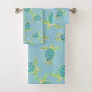 Tortue marine marine sur mesure Dusty Blue