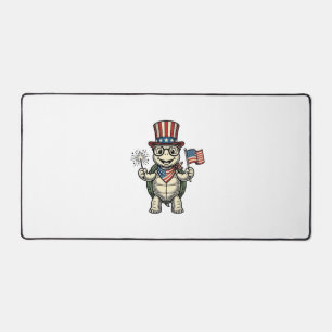 Tortue Patriotique Gravure Vintage Graphique pour