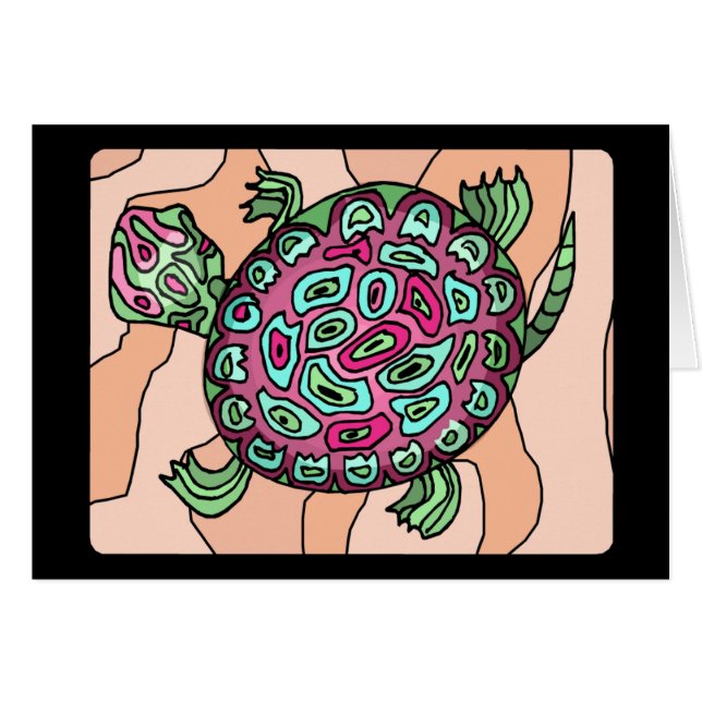 Tortue peinte (Devant horizontal)