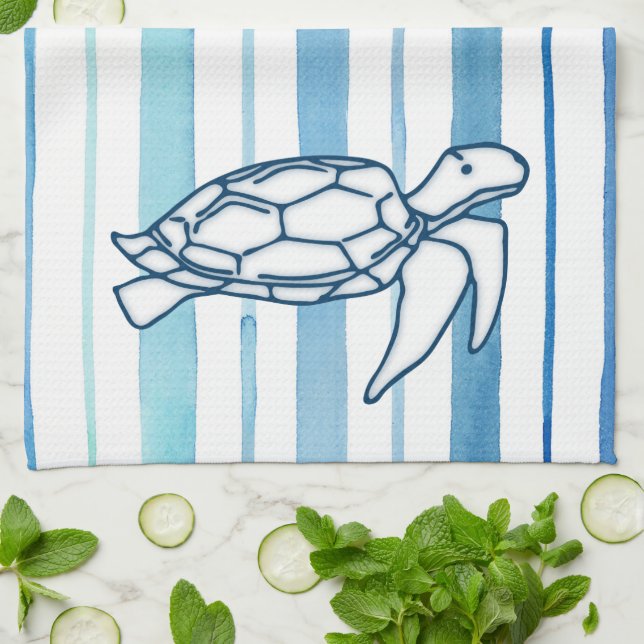 Tortue Serviette de cuisine (Plié)
