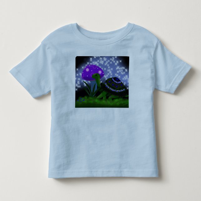 Tortue T-Shirt Toddler violet (Devant)
