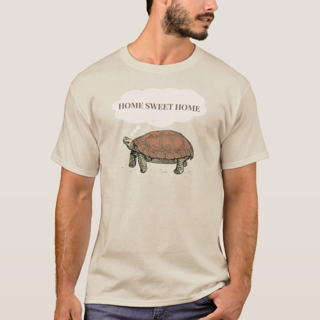 Tortue / Tortue (Brown) T-shirt drôle (Devant)
