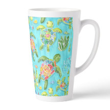 Tortues de mer Latte Mug