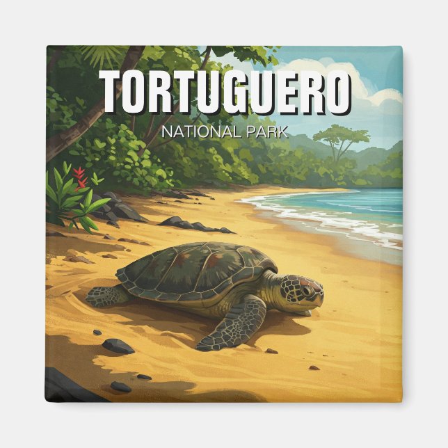 Tortuguero Nationalpark Costa Rica Magnet (Vorne)