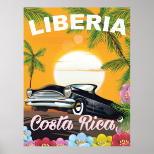 Tortuguero, Reiseplakat Costa Rica Poster
