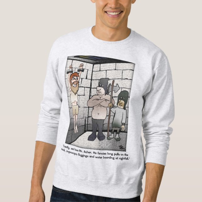 Torture Men's Ash Sweatshirt (Vorderseite)