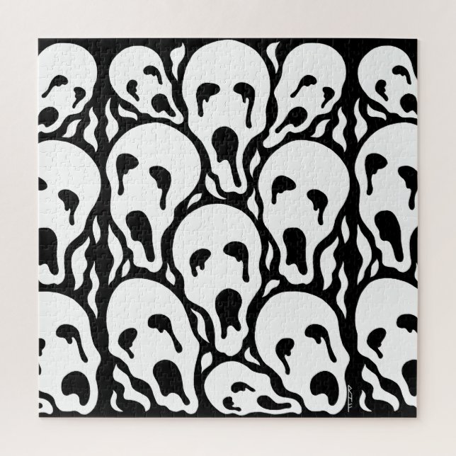 Tortured Souls Weird Horror Artwork (Vertikal)