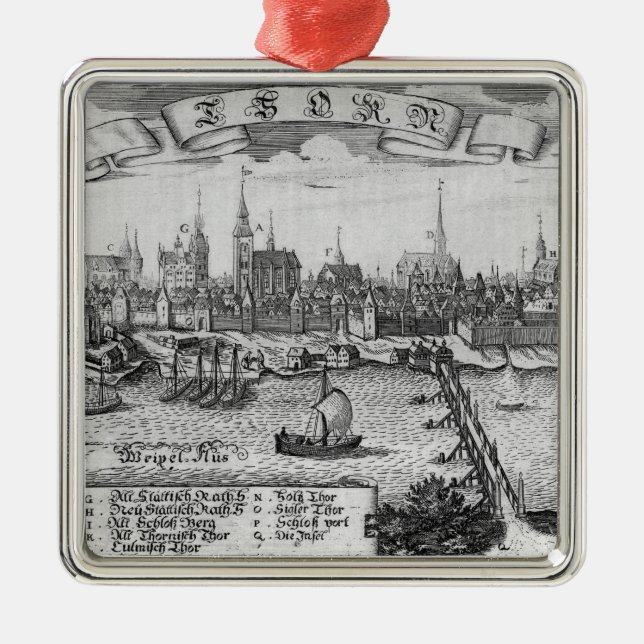 Torun, Polen Silbernes Ornament (Vorne)