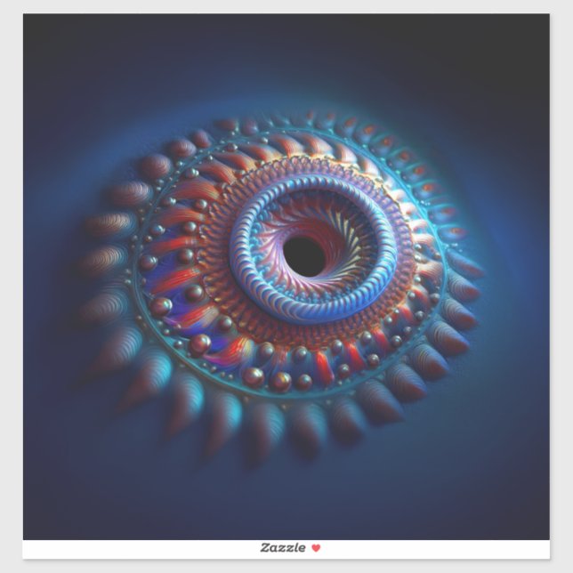 Torus Wormhole Aufkleber (Blatt)