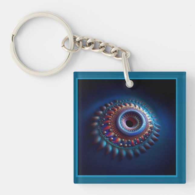 Torus Wormhole Schlüsselanhänger (Vorderseite)