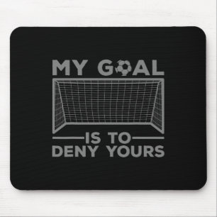 Torwart-Design für Männer Frauen Fußballspieler G Mousepad