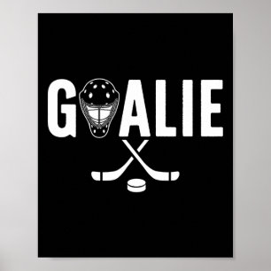 Torwart Eishockey Torhüter Eishockey Torwart Poster