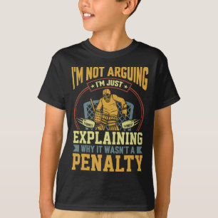 Torwart erklärt Strafe Lustiges Eishockey T-Shirt