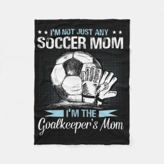 Torwart-Mutter-Shirt Fußball-Torhüter-Mama-Muttert Fleecedecke