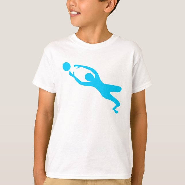 Torwart - Sky Blue T-Shirt (Vorderseite)