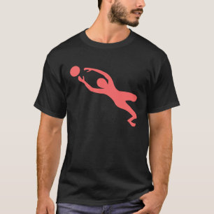 Torwart - Tropisches Rosa T-Shirt