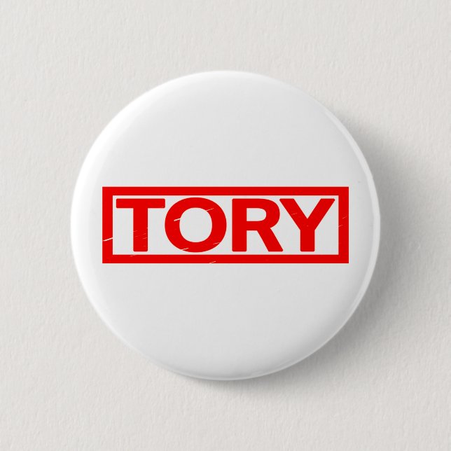 Tory-Briefmarke Button (Vorderseite)