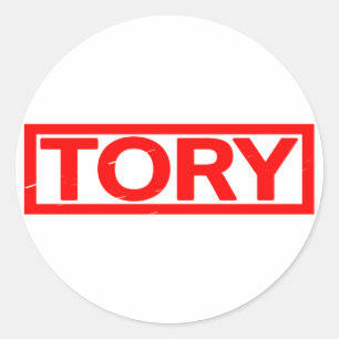 Tory-Briefmarke Runder Aufkleber