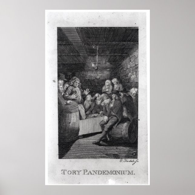 Tory Pandemonium von John Trumbull Poster (Vorne)