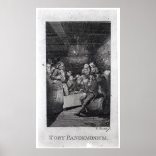 Tory-Tumult, von John Trumbulls Poster