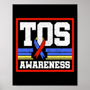 TOS-Bewusstseinsband Thoracic-Outlet-Syndrom Supp Poster
