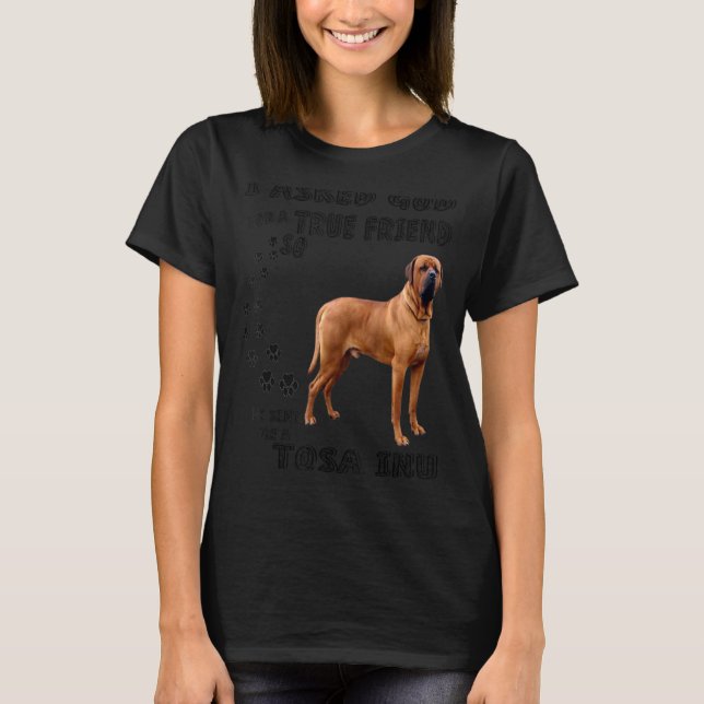 Tosa Inu Quote Mama Tosa Ken Vater Japanisch Mas d T-Shirt (Vorderseite)