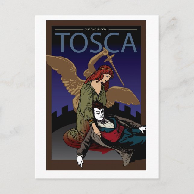 Tosca, Opera Postkarte (Vorderseite)