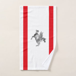 Toscana-Flagge (italienische Region) Handtuch