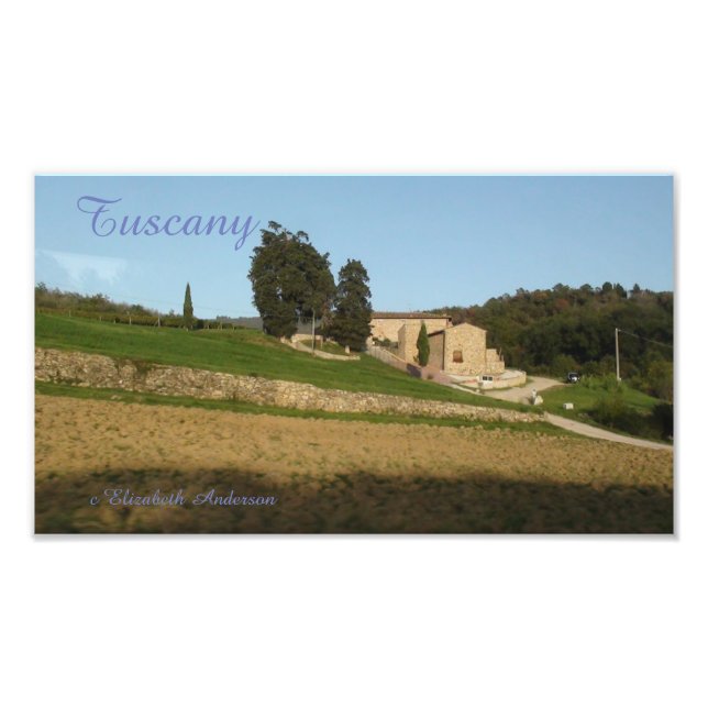 Toscane - photo du paysage (Devant)