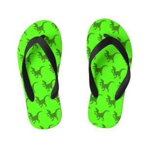Tosende Dinosaurier  Kinderbadesandalen