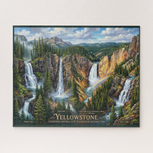 Tosende Wasserfälle des Yellowstone