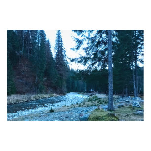 Tosender Gebirgsbach – Wilde Natur Rumänien Fotodruck