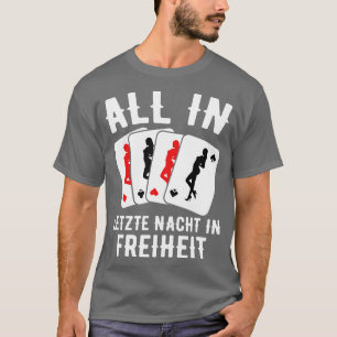 Tosender Jga Männer Männer Bräutigam Junggesellena T-Shirt