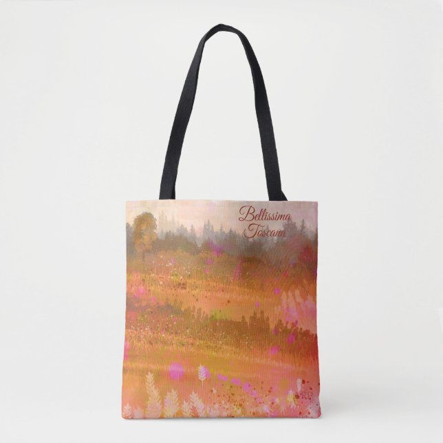 *~* Toskana Bellissima Toscana Italienische Sprach Tasche (Vorderseite)