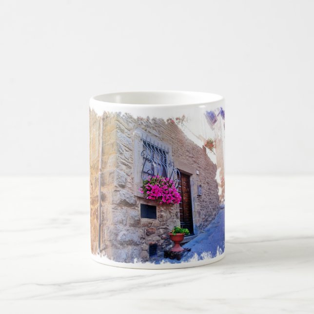 Toskana. Italien. Cortona Kaffeetasse (Mittel)