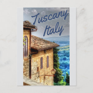 Toskana Italien Italienische Toskana Villa Reise Postkarte