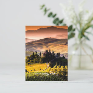 Toskana, Italien - Landschaftsfotografie Postkarte