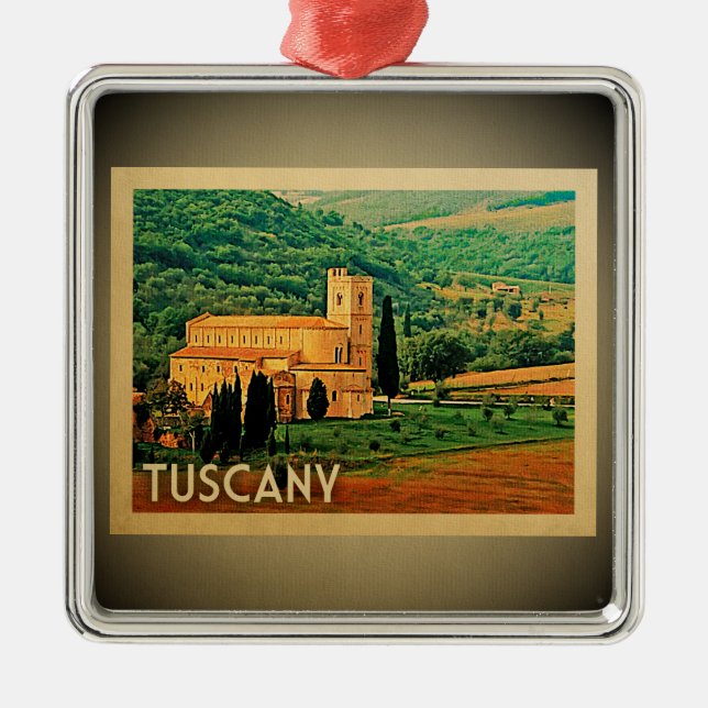 Toskana Italien Ornament Obelisk Aus Metall (Vorne)