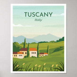 Toskana Italien Poster