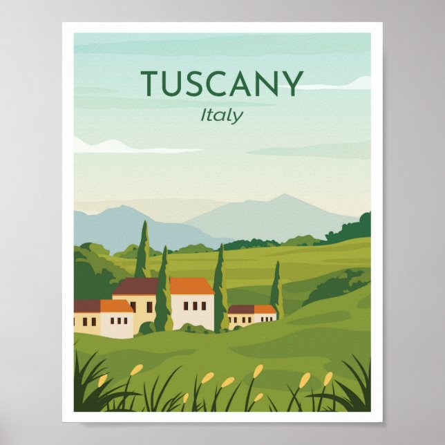 Toskana Italien Poster (Vorne)