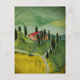Toskana, Italien Postkarte
