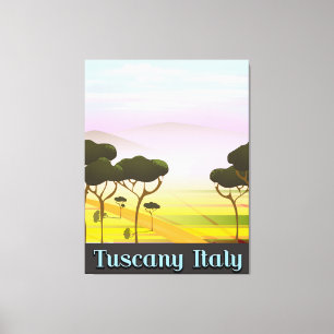 Toskana Italien Reisen Landschaft. Leinwanddruck
