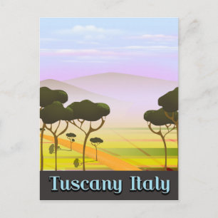Toskana Italien Reisen Landschaft. Postkarte