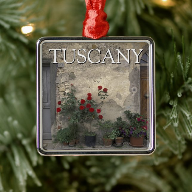 Toskana, Italien | Toskanische Türe Ornament Aus Metall (Baum)