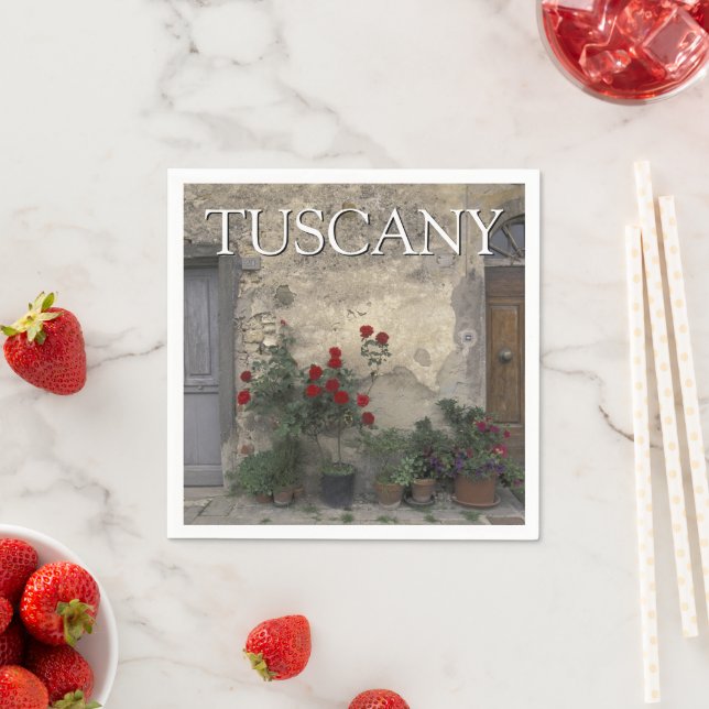 Toskana, Italien | Toskanische Türe Serviette (Beispiel)