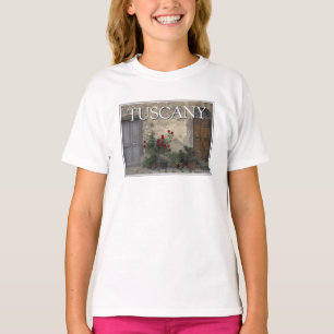 Toskana, Italien Toskanische Türöffnung T-Shirt