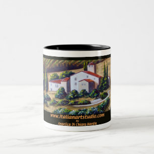 Toskana-Kaffee-Tasse Zweifarbige Tasse