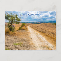 Toskana Landschaft entlang der Via Francigena, Ita