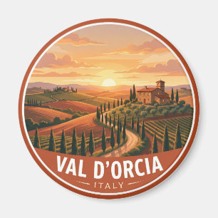 Toskana Landschaft Italien Magnet
